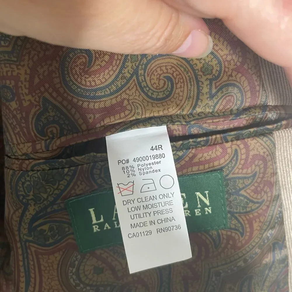 Lauren Ralph Lauren Mens Corduroy Blazer Jacket 44R